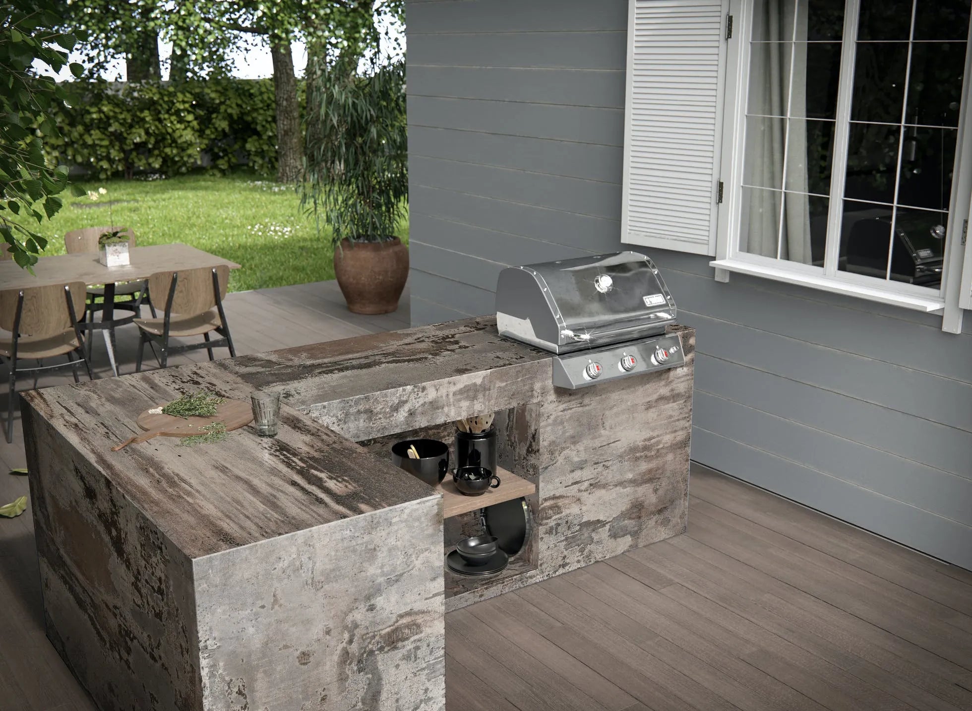 Dekton for outdoor use