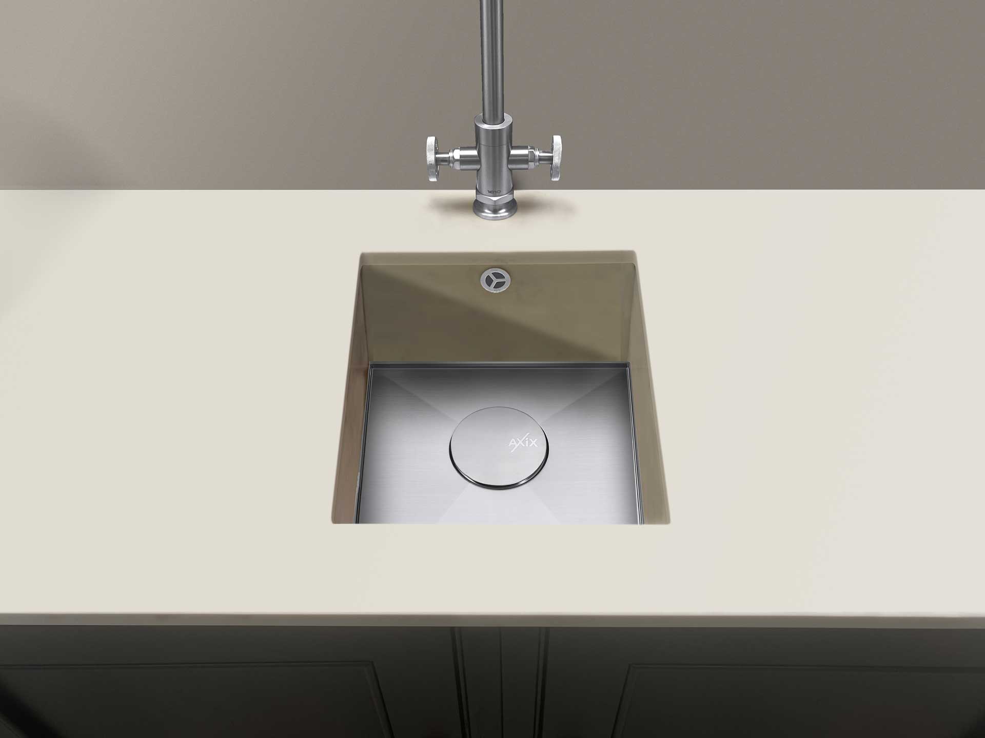 1810 Axixuno 355U Integrated Sink for Solid Surface (SOS)