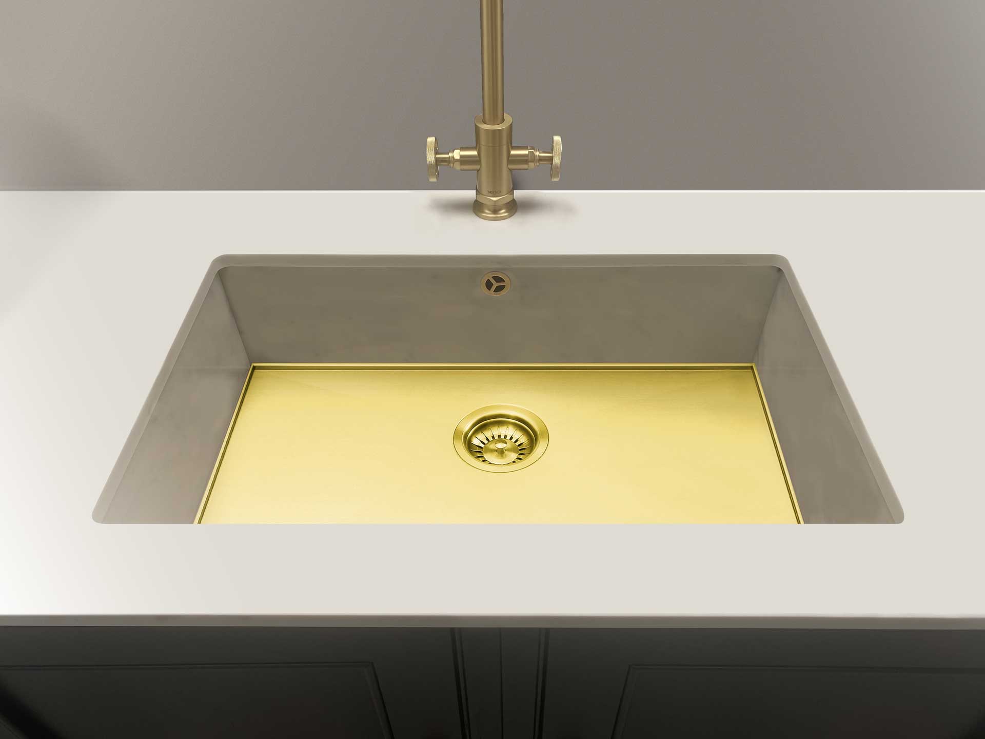 1810 Axixuno 700U Integrated Sink for Quartz & Granite (QG)