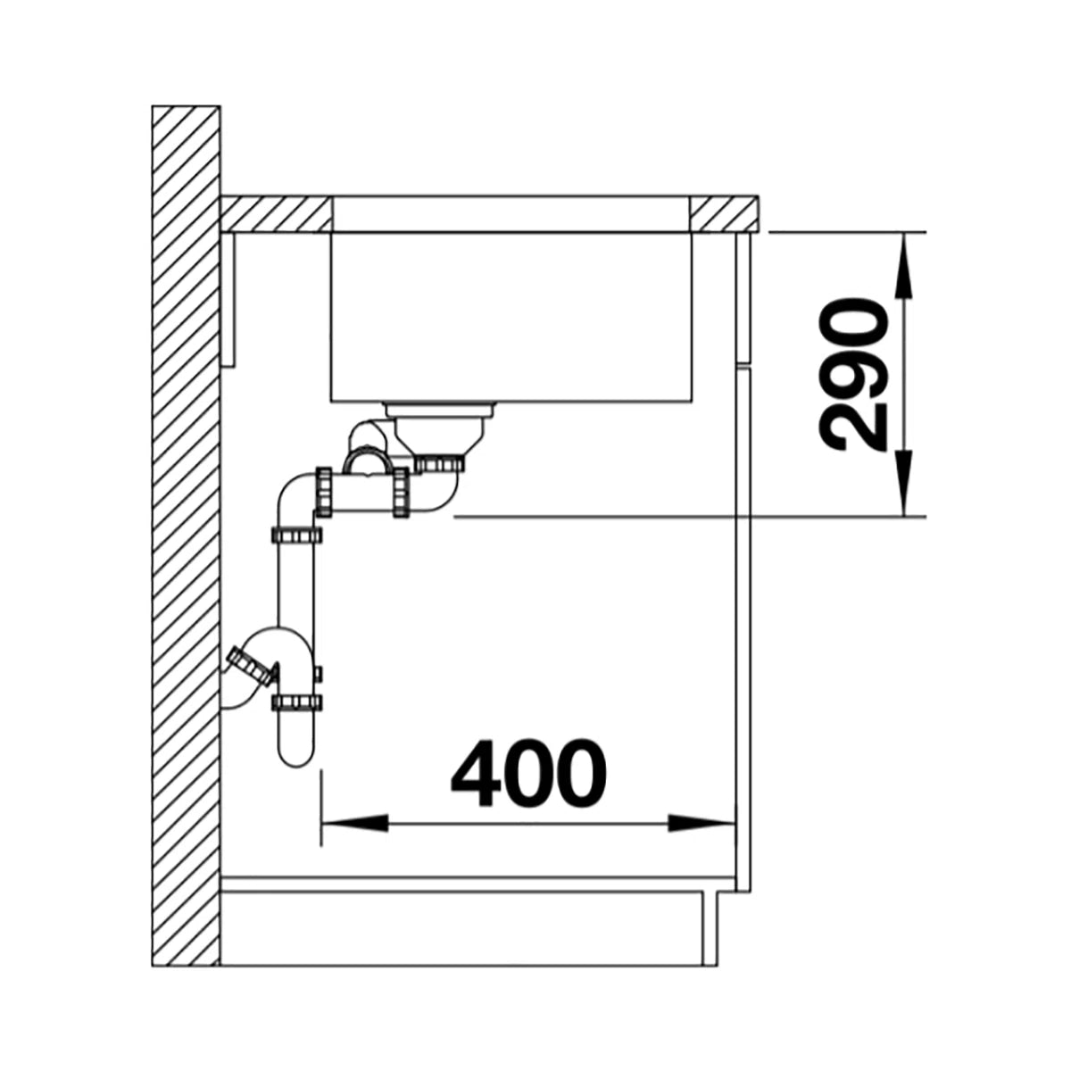 Blanco Andano 340/180-U 1.5 Undermount Stainless Steel Kitchen Sink