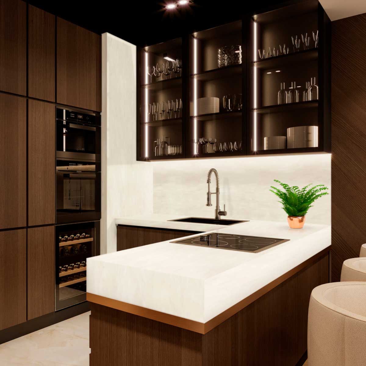 Corian Cirrus White