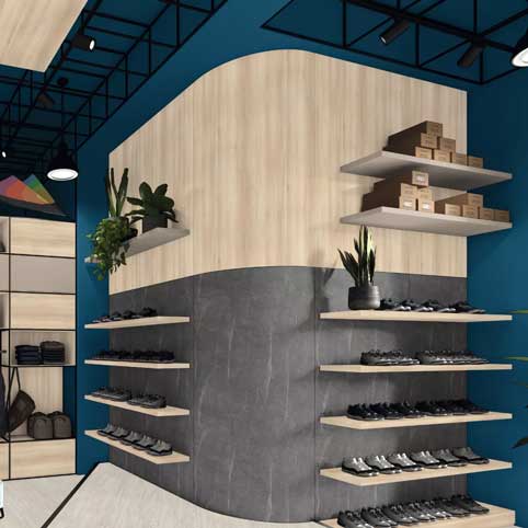 EGGER - Laminate Anthracite Candela Marble