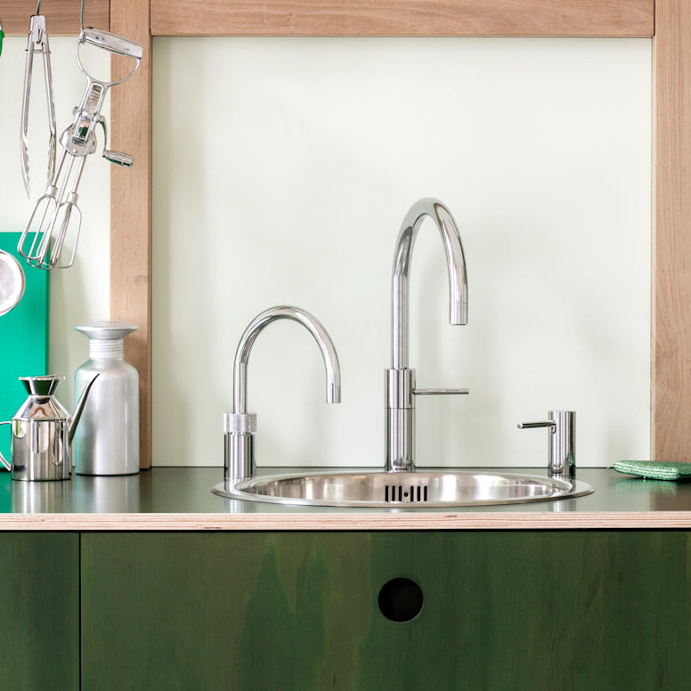 Quooker Quooker Nordic Twintaps Round - Polished Chrome