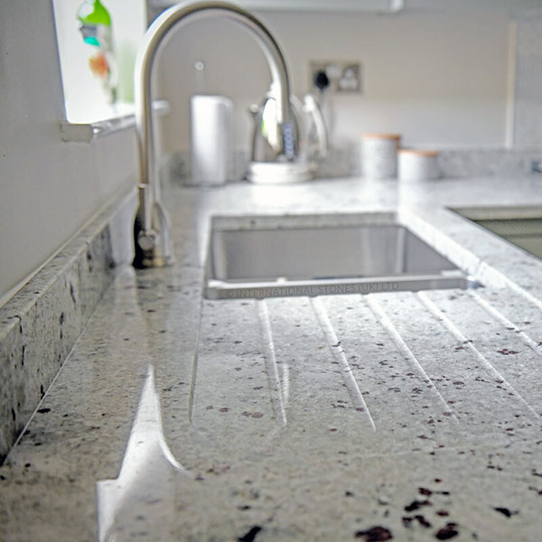 Ivory Garnet Granite