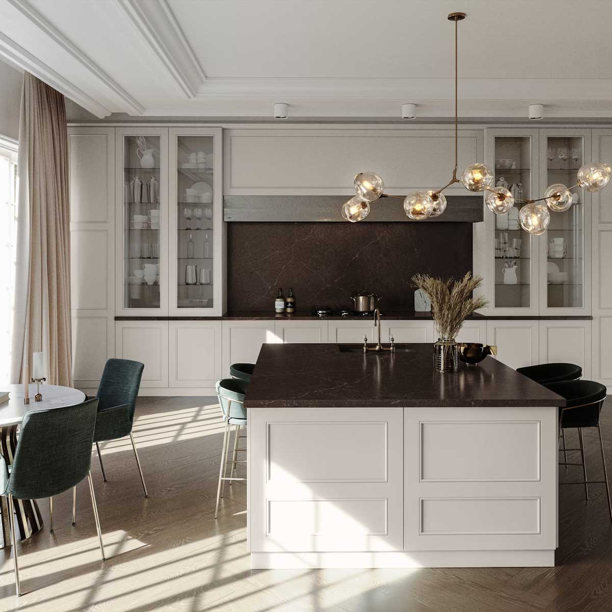 Silestone Château Brown