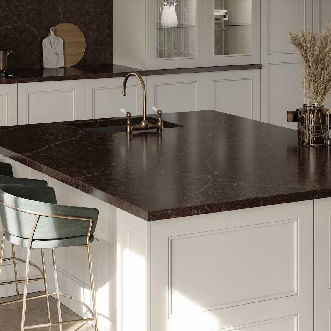 Silestone Château Brown