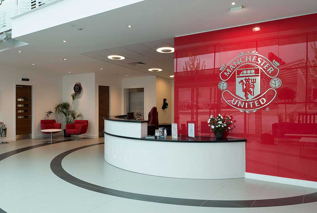 Manchester United Reception Area
