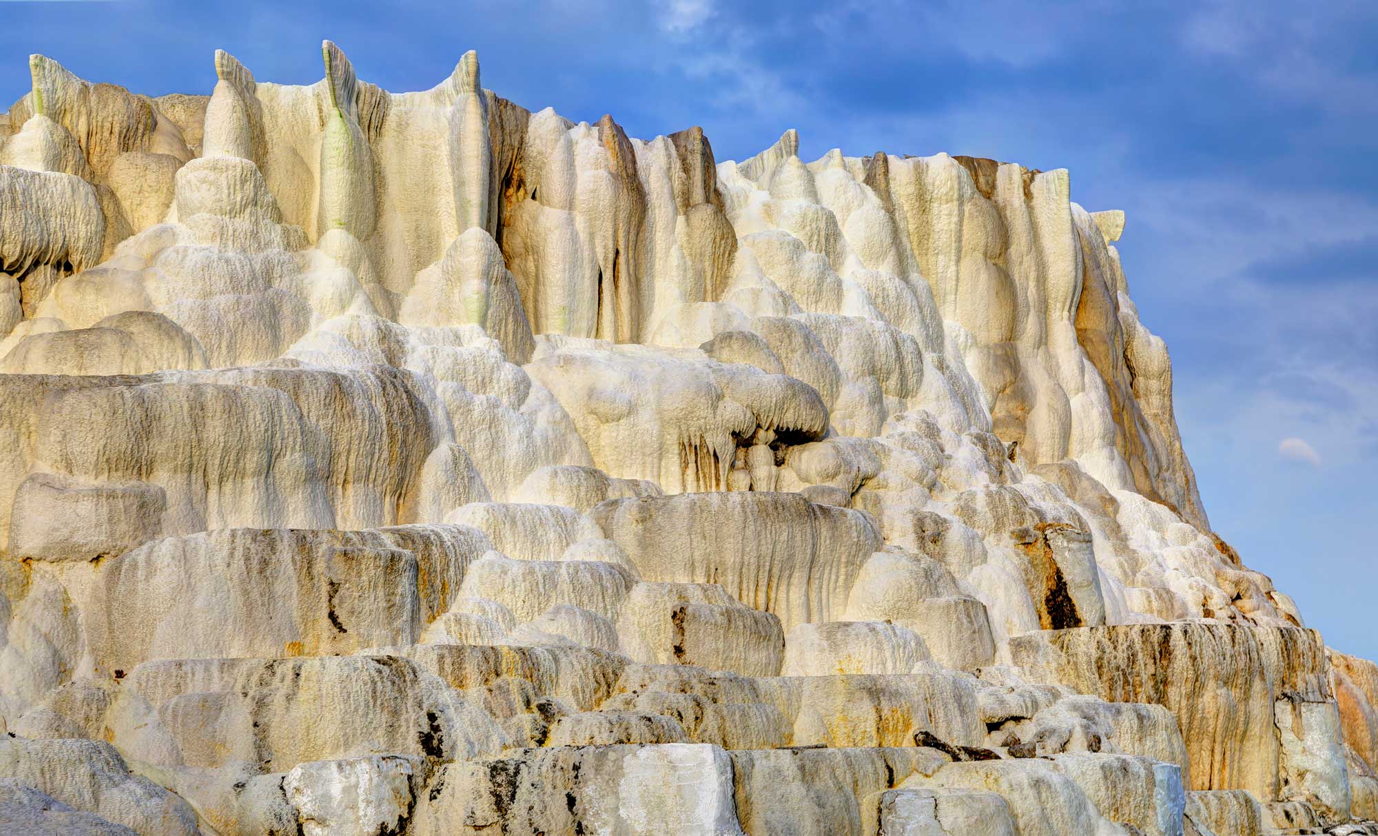 The limestone hill of Egerszalok. Carbonate, phenomenon.