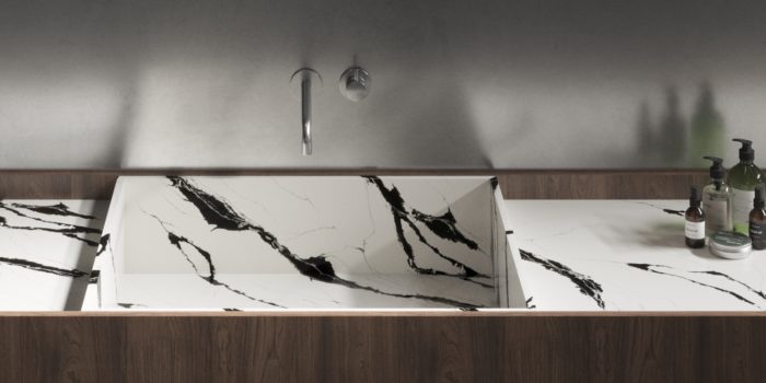 Compac Unique Calacatta Black - Image 3